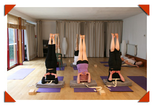 photo cours de yoga